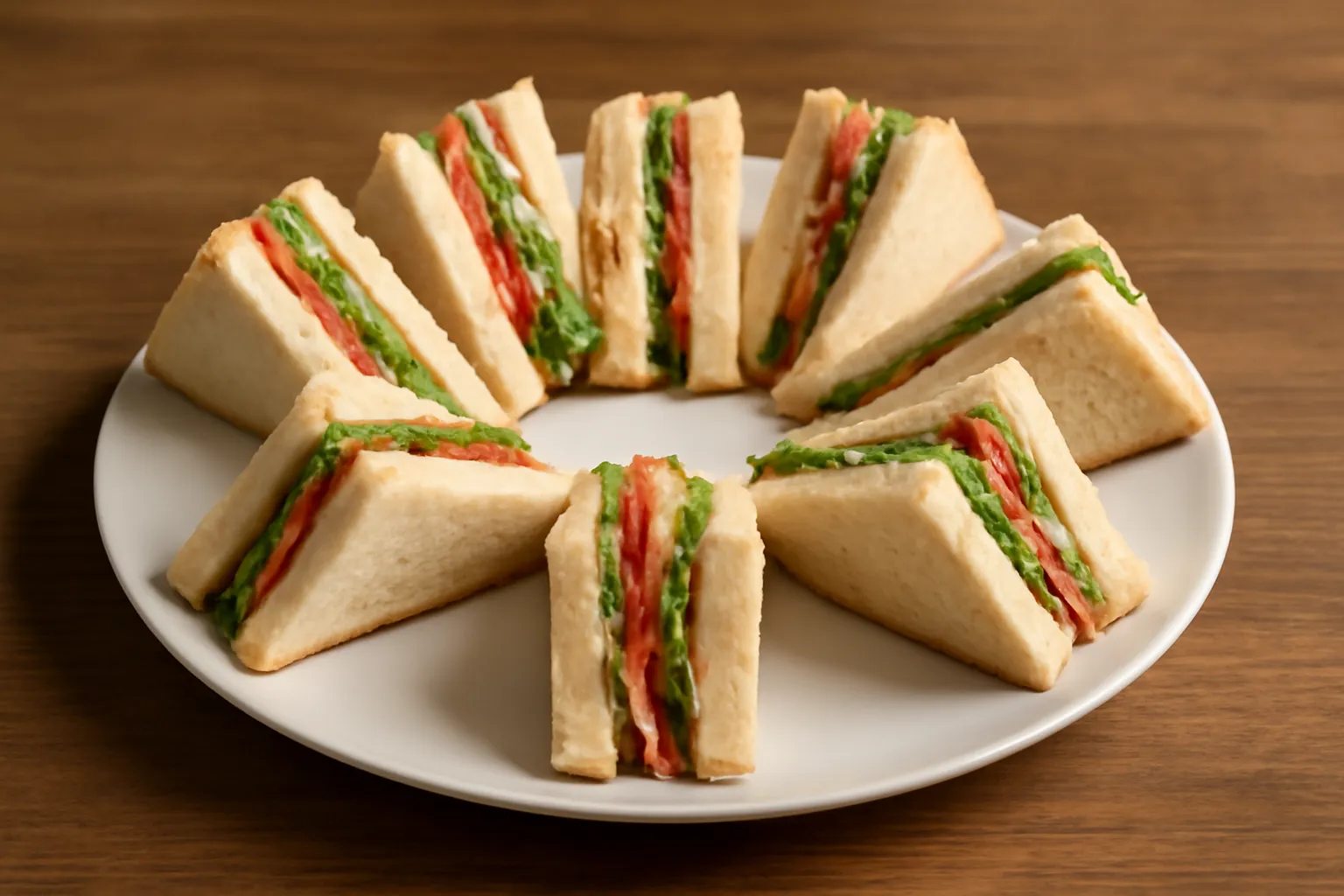Đĩa bánh mì cắt khúc bày giữa bàn cho nhiều người cùng ăn